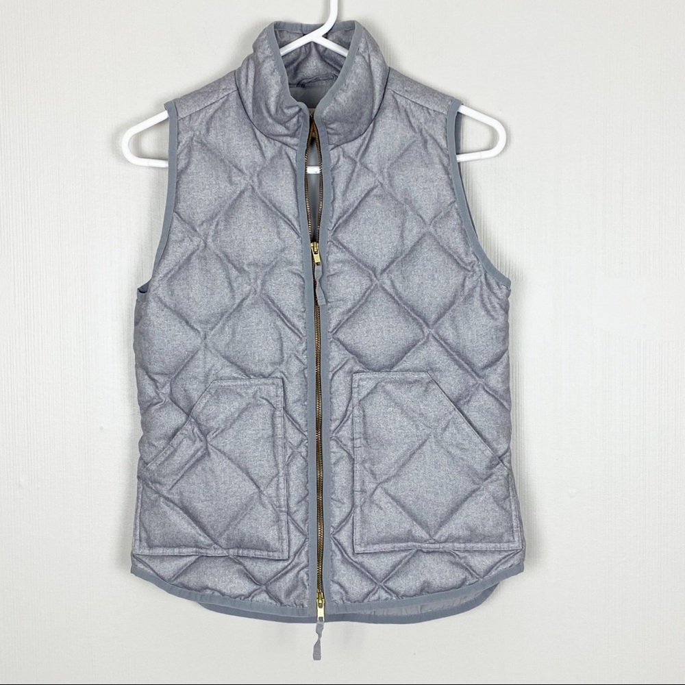 J CREW Factory Sz XXS‎ Textured Quilted Puffer Vest